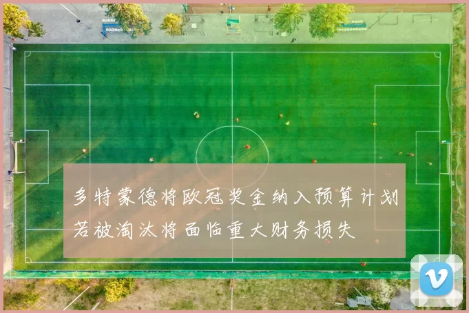多特蒙德将欧冠奖金纳入预算计划若被淘汰将面临重大财务损失